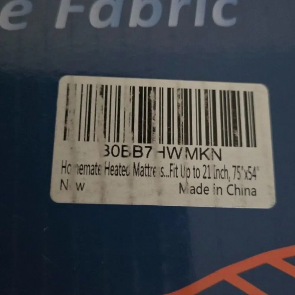 Heated Mattress Pad Full Size Auto Off 8 Hours 30 Inch, 75